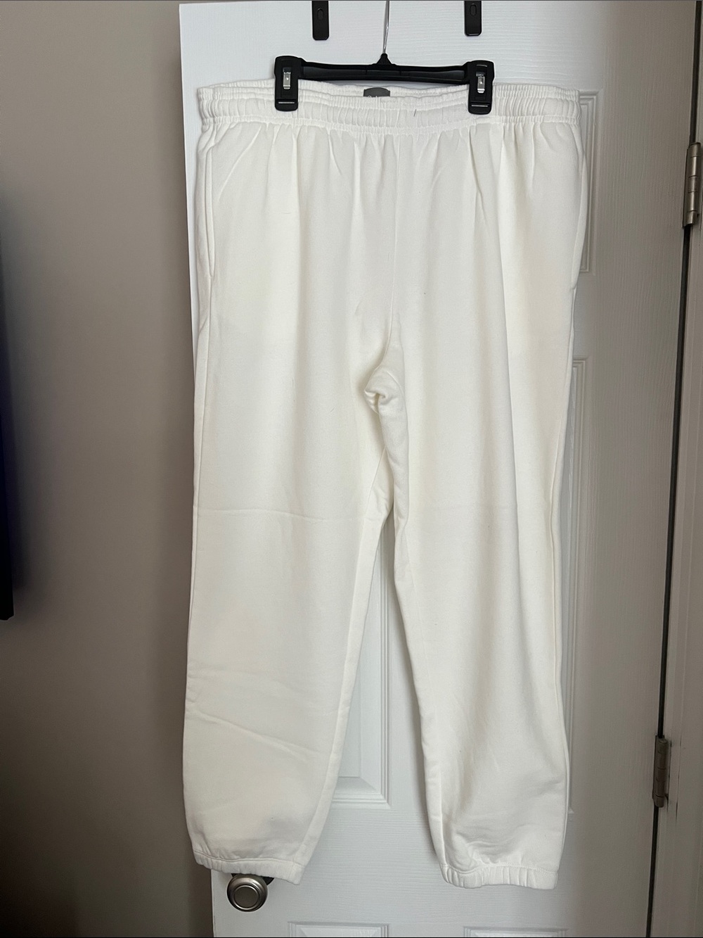 GAP Off-White Elastic Waist Casual Pants